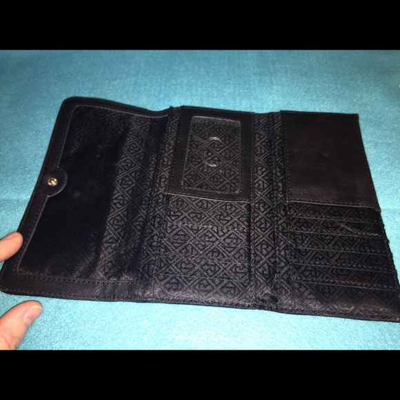 Relic by Fossil Signature Logo Wallet In Black - Picture 5 of 9